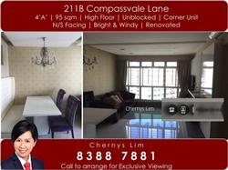 Blk 211B Compassvale Lane (Sengkang), HDB 4 Rooms #131561002